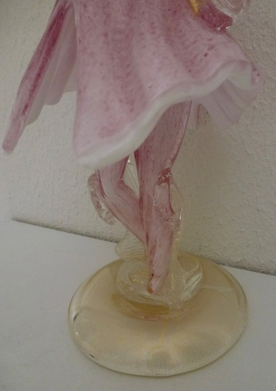 Image 1 of Vintage Murano glass by Barovier & Toso dancer, Goldoniano of Dandy.