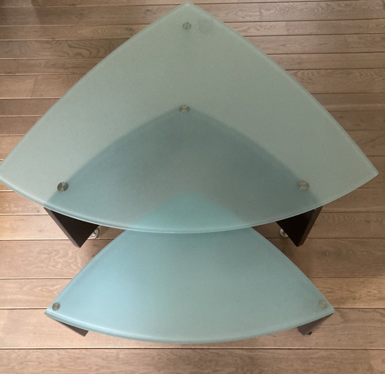 Image 1 of Leolux set salontafel met bijzettafel Joey ontwerp Hugo de Ruiter