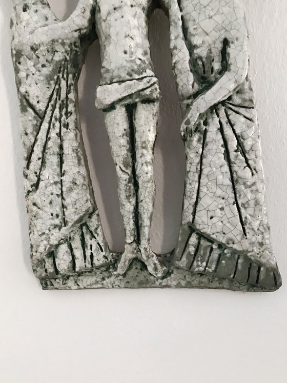 Ceramic Christ Sculpture, 1950s – Grassi (photo 5 of 7)