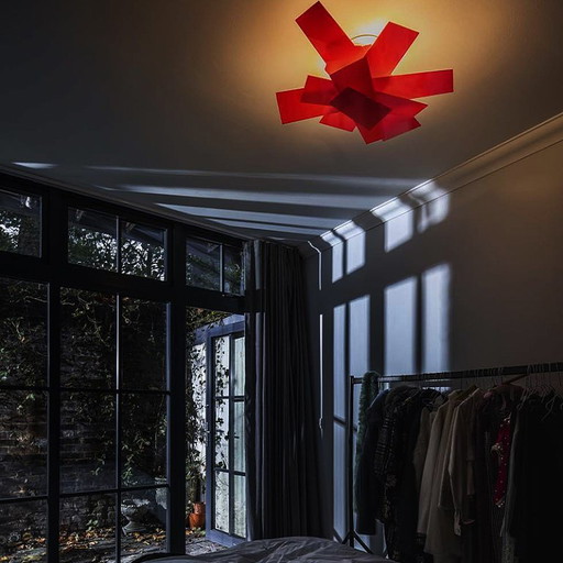 Foscarini "Big Bang" Wand-/Deckenleuchte - Rot (Neu in Originalverpackung, unbenutzt)
