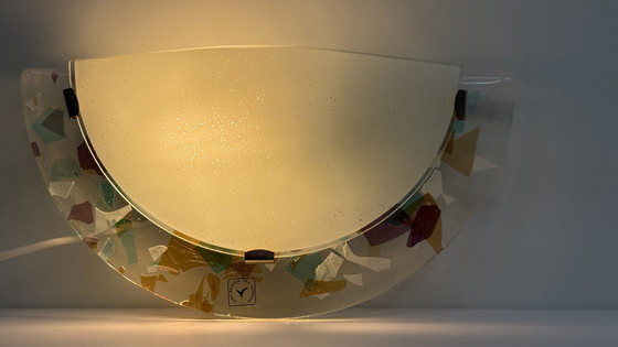 Image 1 of Vetro Artistico Arte Muranese Murano glass lamp set