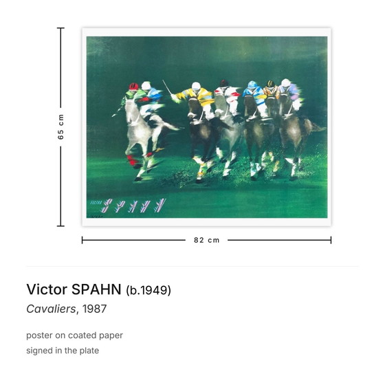Image 1 of Victor SPAHN Cavaliers poster 1987