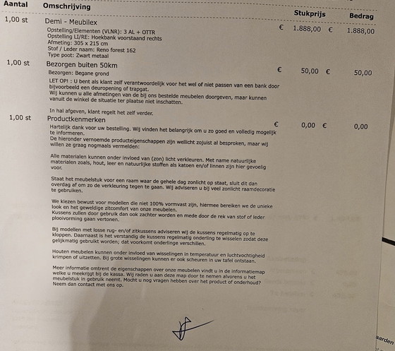 Image 1 of Eijerkamp Corner Sofa