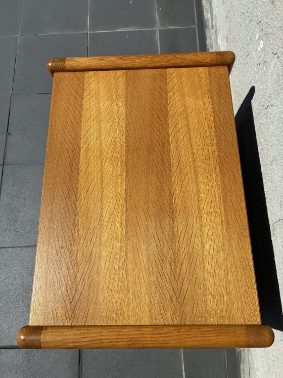 Aksel Kjersgaard for Odder side table with magazine shelf, 1960s, Wood, Brown, Scandinavian (photo 2 of 7)