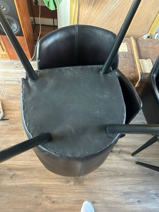 Image 1 of 6 sedie da pranzo Goossens "Balt" nere