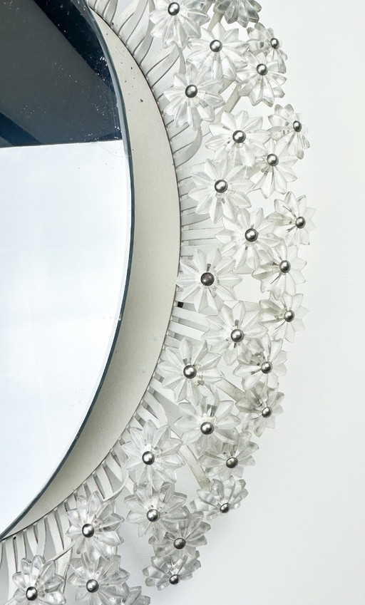 Specchio vintage Emil Stejnar con lampade