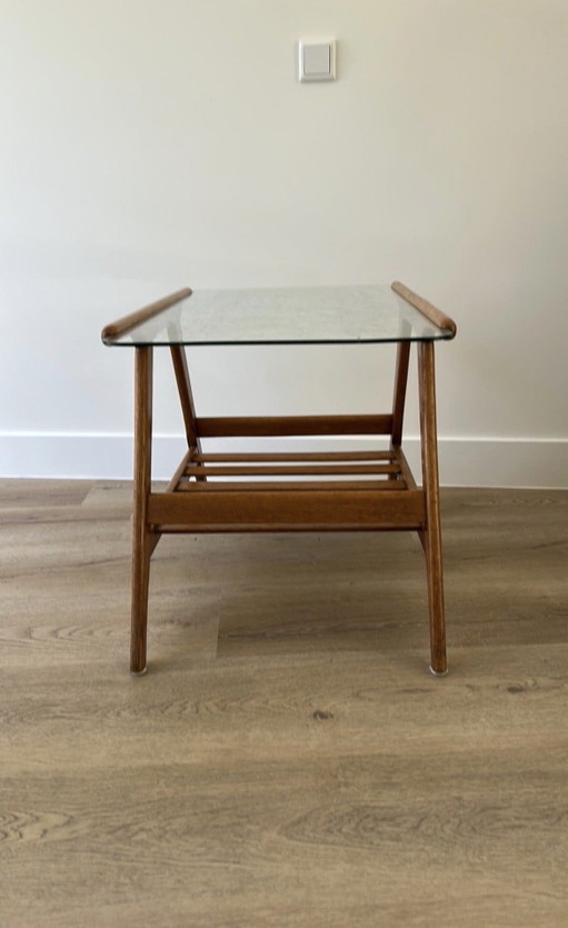 Cesare Lacca Salontafel – Wood, Glass (photo 2 of 5)