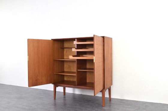 Image 1 of Mid-Century Teak Highboard by Rastad & Relling for Eidsfjord Møbelfabrikk, 1950s.