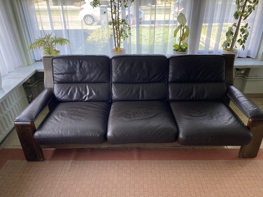 Set Durlet vintage (tre posti, due posti singoli e tavolino da caffè)