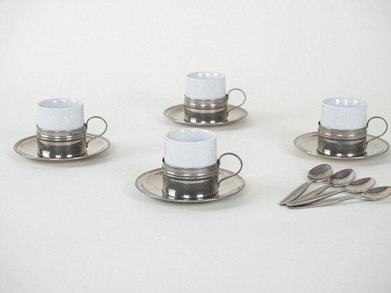 Image 1 of Set di tazzine da caffè espresso, design italiano, anni '80, made in Italy