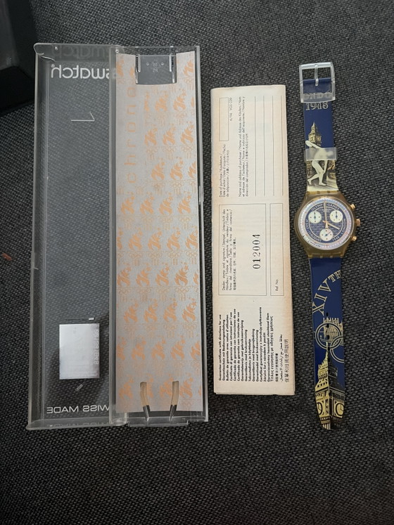 Image 1 of Swatch Olympic Games 1948 London watch – new in original packaging