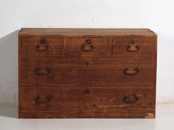 Antique base cabinet - Taishō / Showa Period (c. ) #4 – Storage cabinet, Metal (photo 31 of 40)