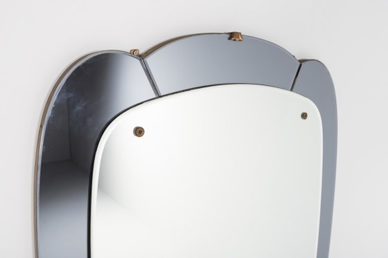 Image 1 of Italian Mid-Century Modern Full Length Mirror from Crystal Art, 1960s