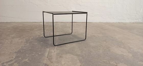 Image 1 of Table d'appoint postmoderne en métal perforé