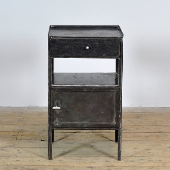 Iron bedside table, 1910s – Nightstands, Vintage (photo 2 of 11)