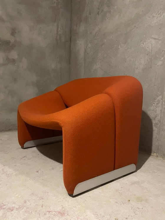 Pierre Paulin - Groovy (M chair), Artifort, Armchairs, Textile, Aluminium, Orange (photo 3 of 5)