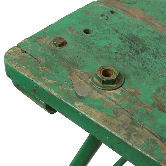 Image 1 of Établi industriel vert unique