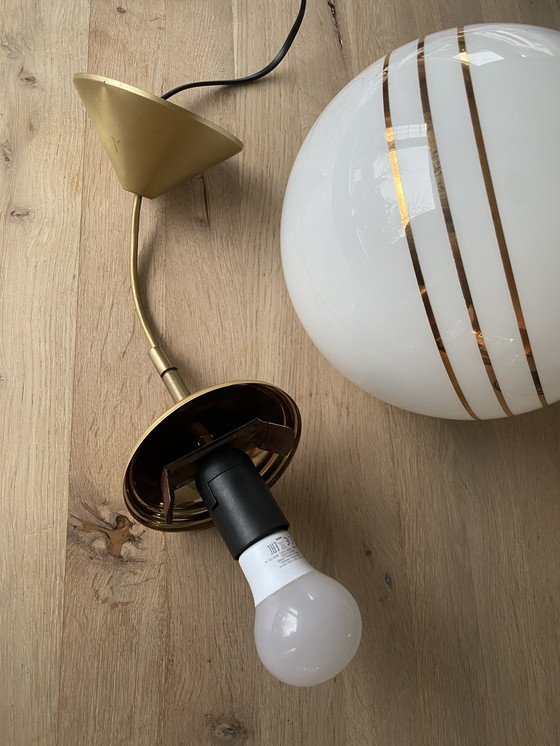 Image 1 of Art Deco Lakro Amstelveen Hanglamp Melkglas