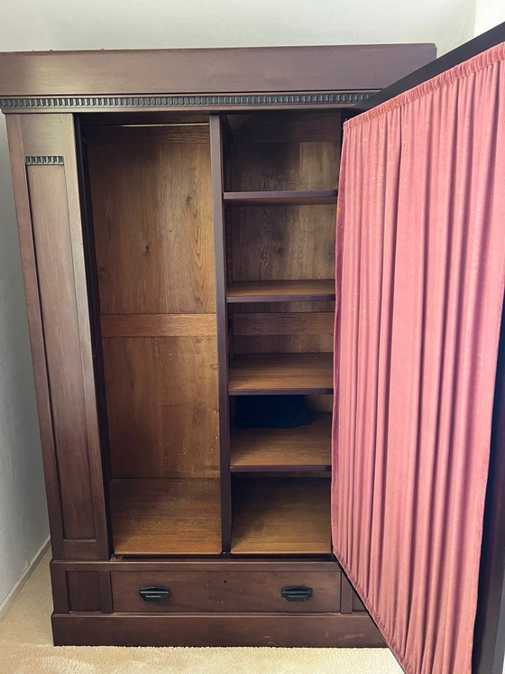Image 1 of Two mahogany wardrobes