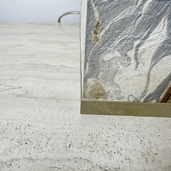 Image 1 of Mid-Century Design Lucite Cube Table Lamp, 1970’s