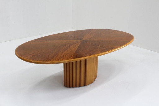 Vintage Large Oval Extendable Dining Table XL