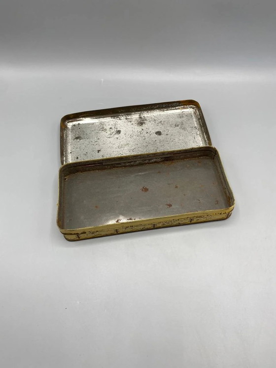 Lithographed Tin Box – Lorraine Bergamots – Cross of Lorraine – Nancy, 1920s-1940s – Decorative Objects, Metal (photo 4 of 6)
