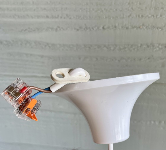 Image 1 of Lampada a sospensione Bubble vintage di grandi dimensioni dell'era spaziale Erco Leuchten,