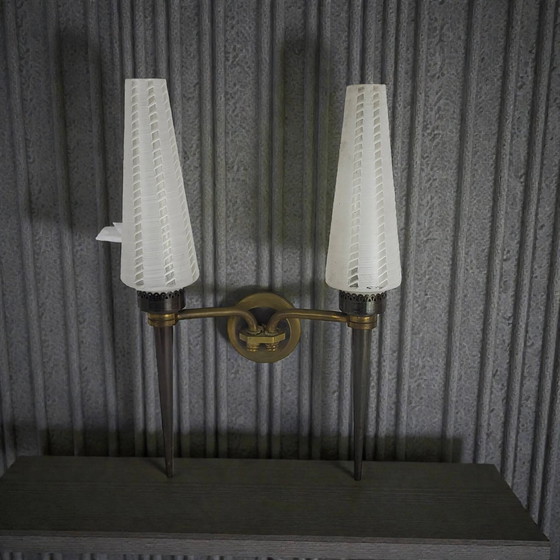 1960er Wandleuchte – Wandleuchten, Metal, Brass (photo 8 of 8)