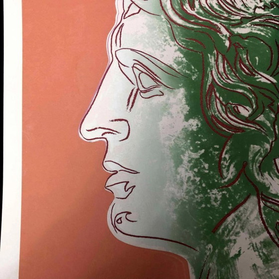 Lithografie "Alexander de Grote" uit de jaren 1990, geïnspireerd op Andy Warhol. – Litho's & Zeefdrukken (photo 3 of 11)