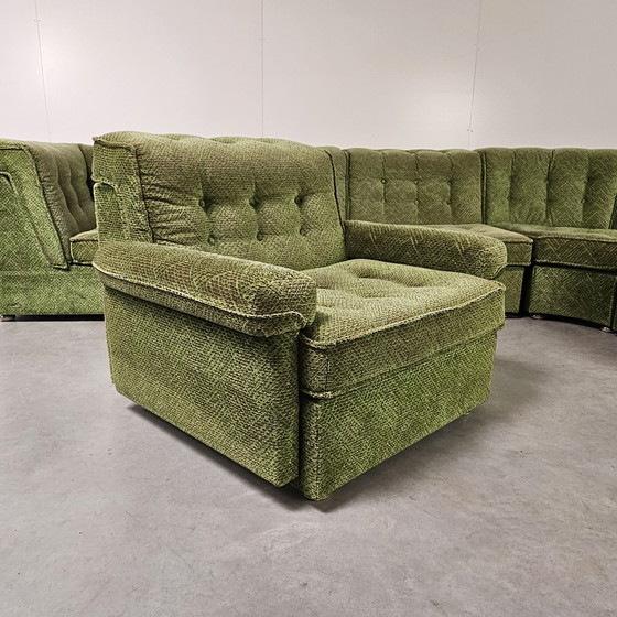 Image 1 of Vintage modulaire bank + fauteuil