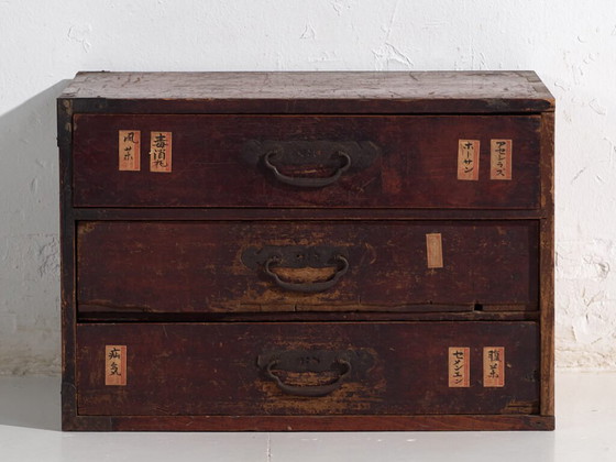Antique Japanese cedar ko-dansu drawer, Meiji period (ca. ) #48 – Chest of drawers (photo 36 of 40)