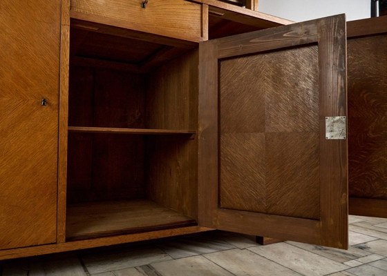 Image 1 of Vintage houten dressoir, jaren 1930, Tsjechoslowakije
