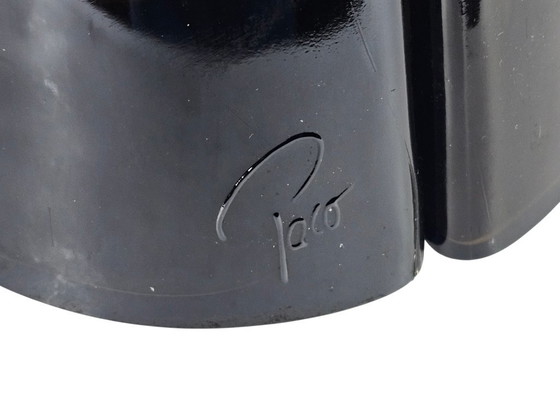 Image 1 of O Frey & Co - Paco - karaffen - Zwitserland - Bern - geperst glas - 1970's