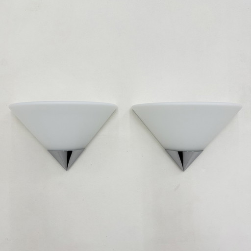 Set van 2 Limburgse Glashütte wandlampen Sconce, 1970