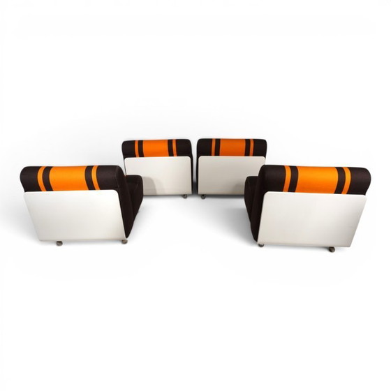 Image 1 of Cor Concha 4-delige modulaire bank in Space Age-stijl van Jo Otterpohl, 1970