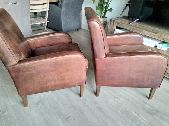 Image 1 of Elegant sheepskin armchairs