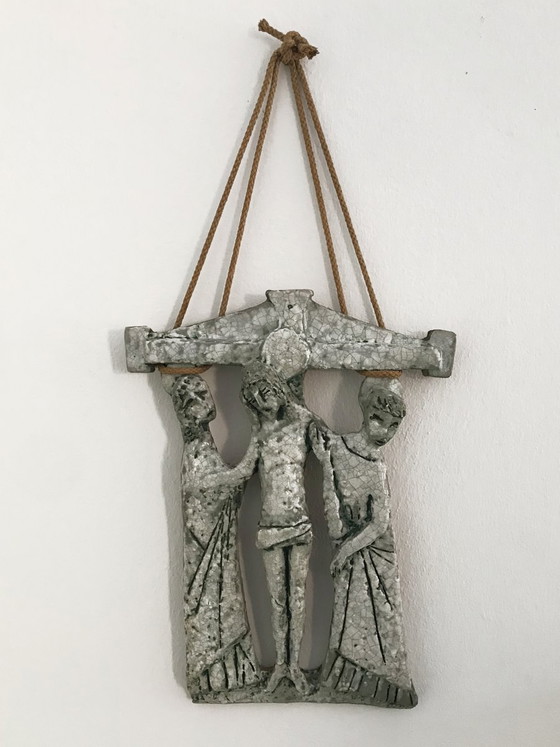 Ceramic Christ Sculpture, 1950s – Grassi (photo 2 of 7)