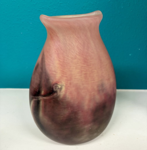 Antique French Art Nouveau Glass 'Vase Boule' – Curated by Legras (ca. 1900–1920)