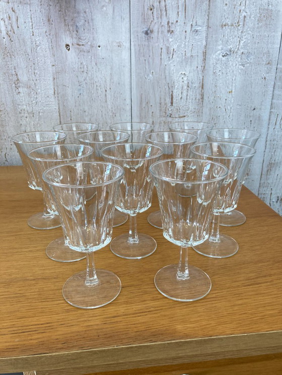 Image 1 of Set di 12 bicchieri di cristallo con scatola originale.
