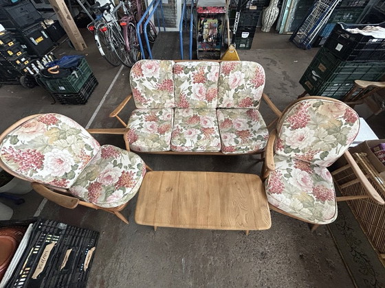 Image 1 of Ecrol - Lucian Ercolani Sofa set Hout