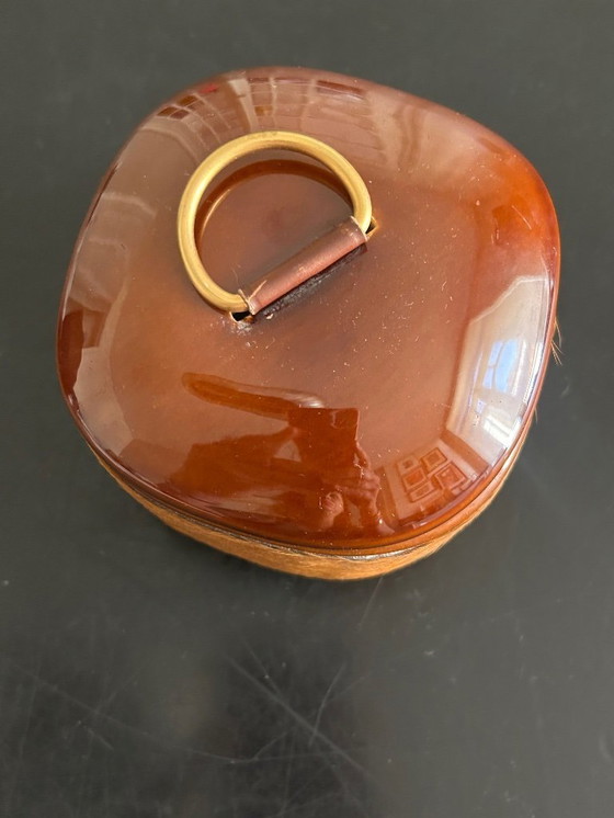 Image 1 of Scatola in ceramica e pelle Longchamp