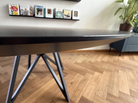 Image 1 of Studio Henk dining table with 6 Hay dining chairs