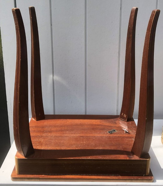 Image 1 of Handwerklich gefertigter Musiktisch mit Intarsien aus Sorrent - 1960er Jahre