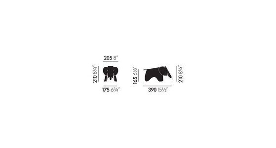 Vitra Eames Elephant Small - Emerald RE – Objetos decorativos, Plastic (photo 11 of 11)