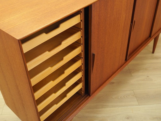 Image 1 of Teak-Highboard, dänisches Design, 1970er Jahre, Hersteller: Omann Jun