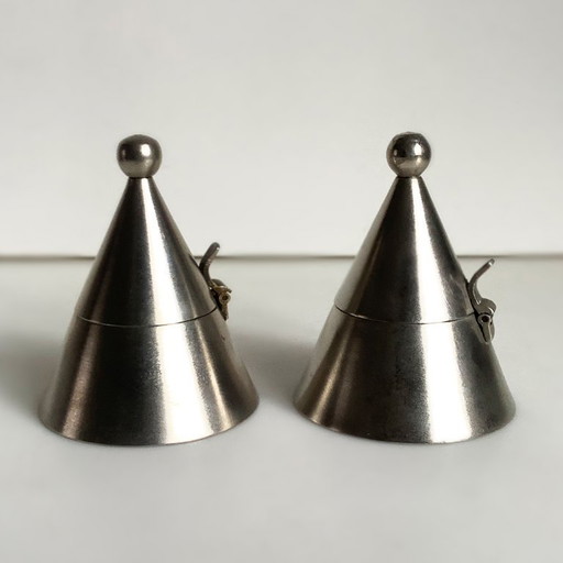 Candelabros de diseño vintage posmoderno estilo Memphis Aldo Rossi