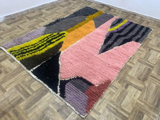 Image 1 of Marokkanischer Wollteppich, dekoriert, 200 cm x 300 cm