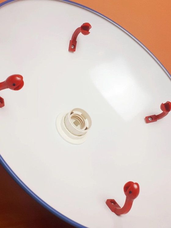 Image 1 of Vintage plafondlamp Ikea SMYG Memphis-stijl Ufo-paddenstoellampontwerp Maria Vinka