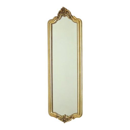 Smalle Klassieke Vintage Spiegel Barok Stijl Goud 72cm