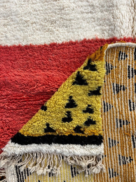 Image 1 of Colorful Moroccan Wool Rug 160x240 cm – Handwoven Berber Carpet, Modern Abstract Boho Style, Authentic Wool Area Rug